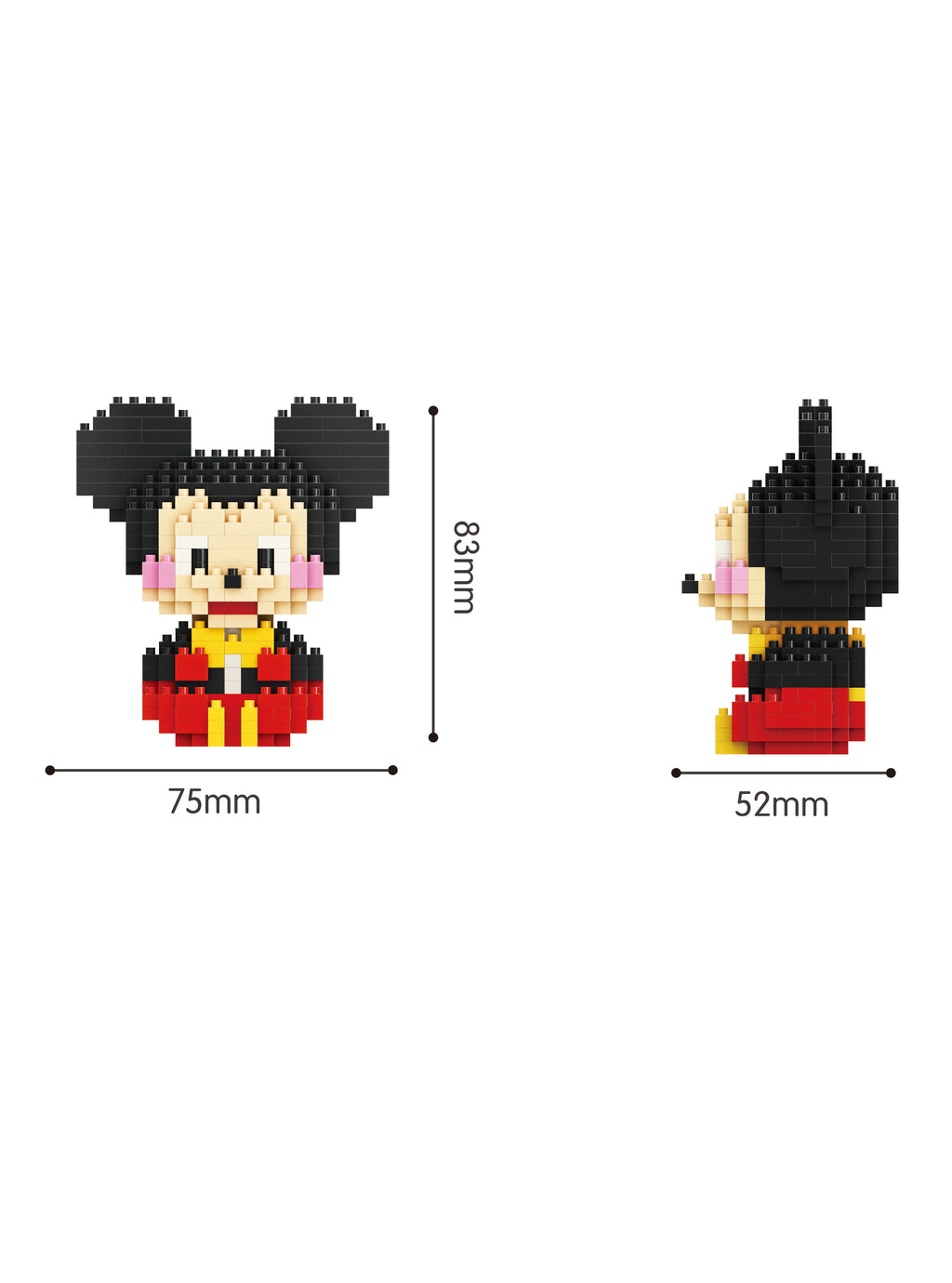 Mickey Mouse Kawaii Micro Building Blocks Set
