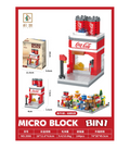 COCA-COLA store Building Blocks set