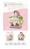 FLOWER STORE - micro Building Blocks set