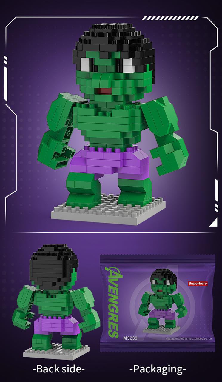The Incredible Hulk Micro Building Blocks Set