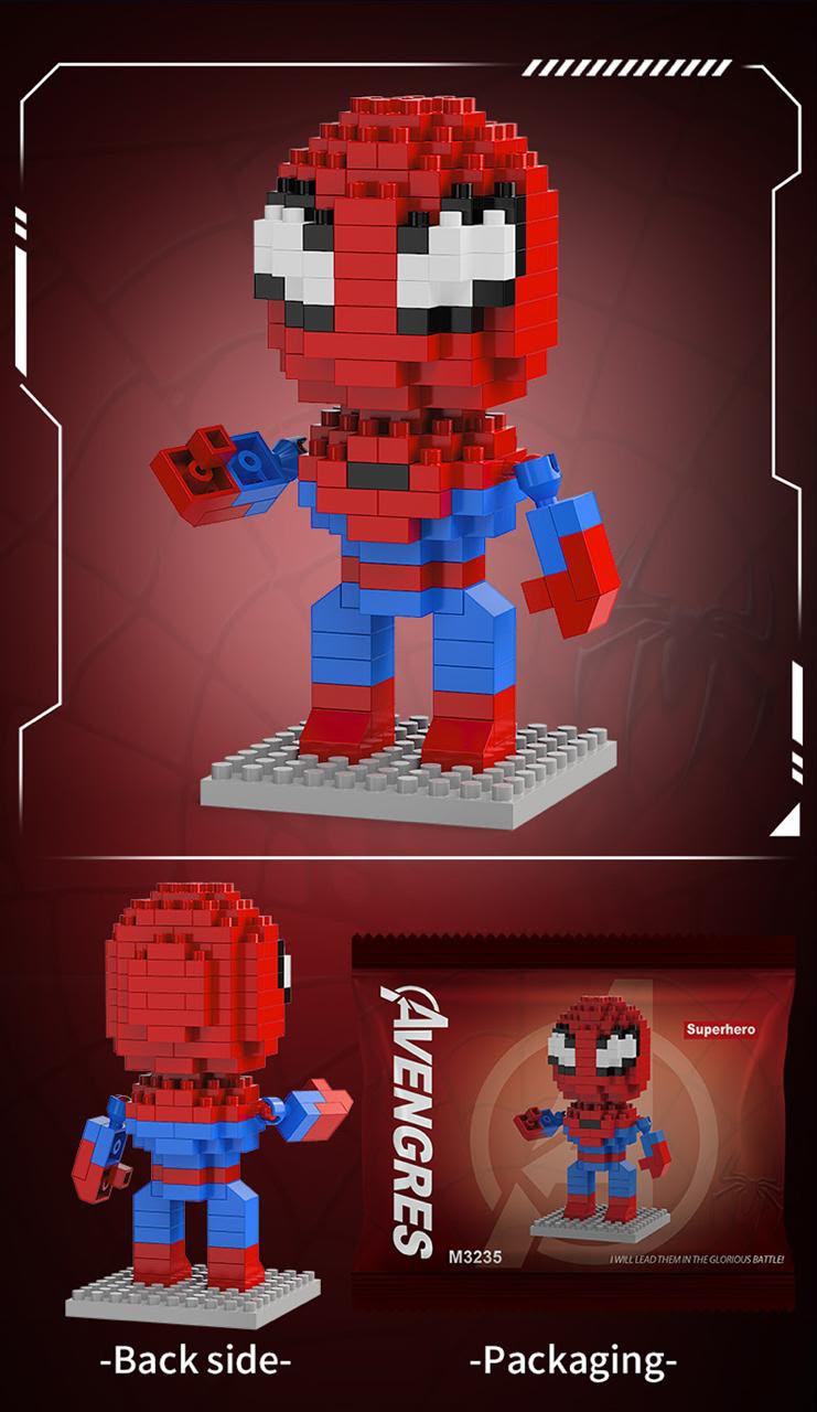 Spider-Man Micro Building Blocks Set